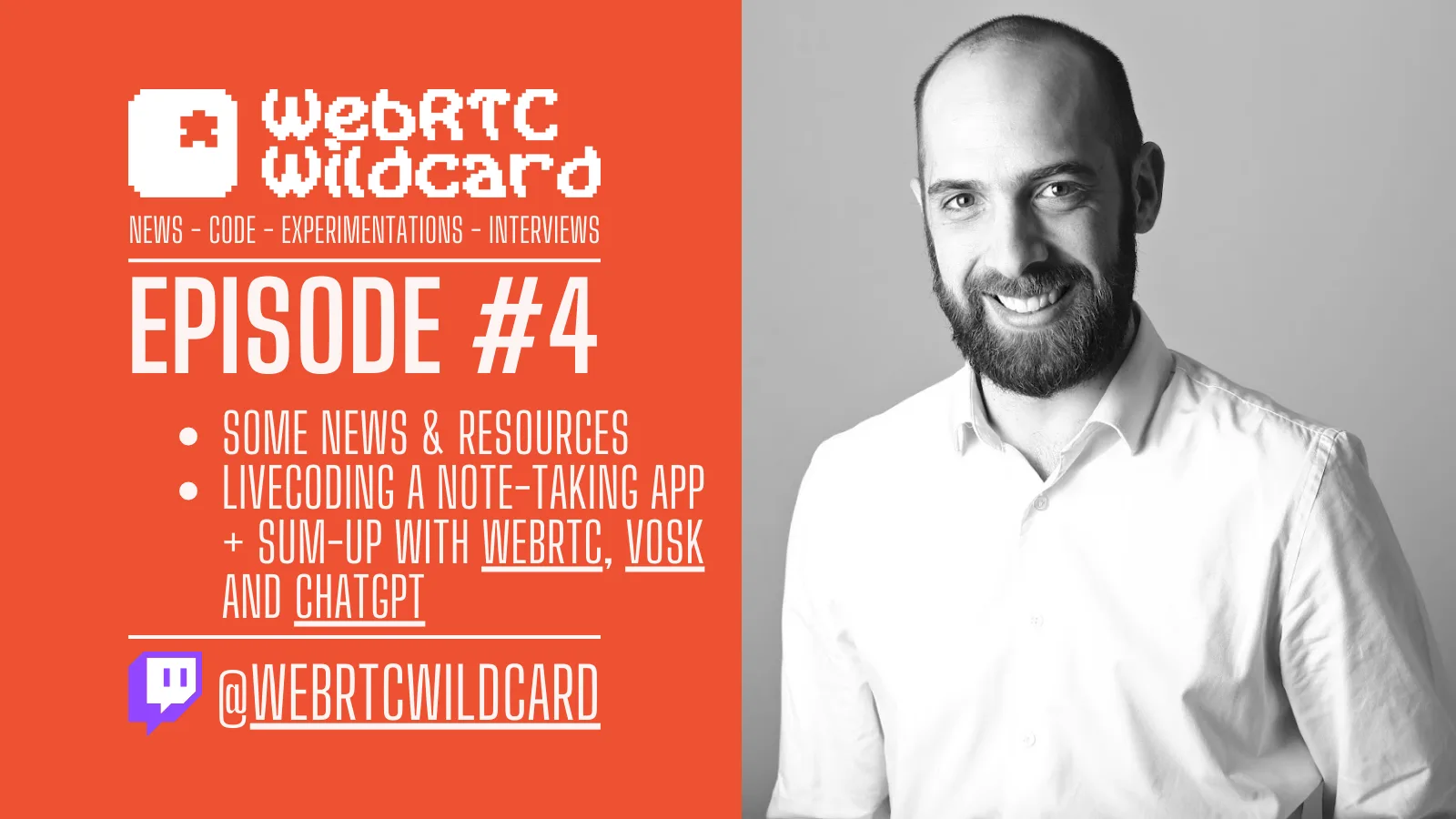 WebRTC WildCard Ep4 – Livecoding a video meeting summerizer with OpenAI GPT3